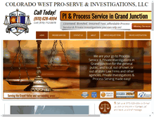 Tablet Screenshot of coloradowestproserv.com